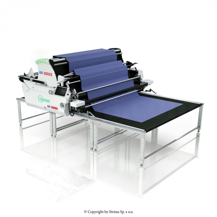 Masina de spanuire automata a materialelor flexibile cu platforma pentru operator KP-220-S OSHIMA [2]