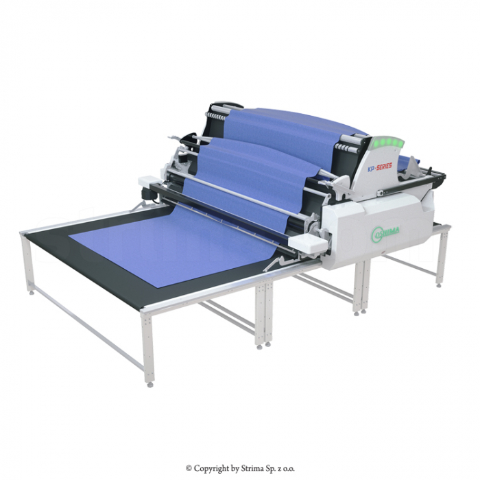 Masina de spanuire automata a materialelor flexibile cu platforma pentru operator KP-220-S OSHIMA [3]