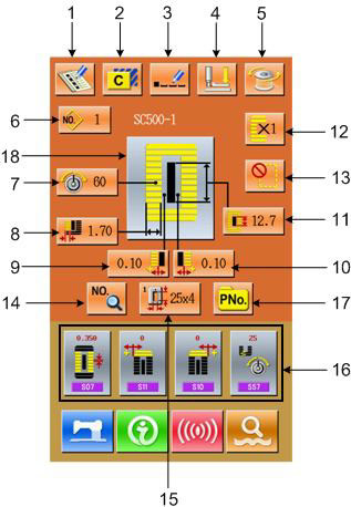 Masina electronica de cusut butoniere drepte, ZJ-5780 [2]