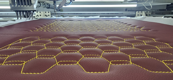 Mașină multifuncțională pentru cusut, brodat și perforat piele și țesături laminate ALL - PCB 1200×800 mm [2]
