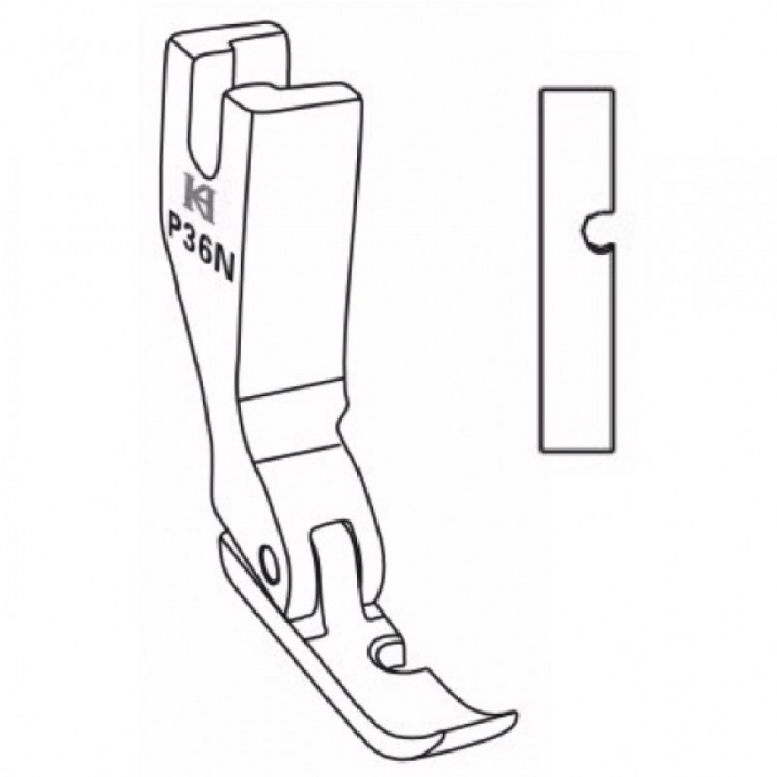 Piciorus pentru fermoar P36N [5]