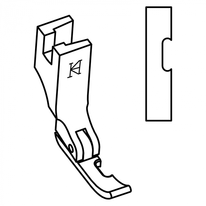 Piciorus pentru fermoar P36N-NF [5]