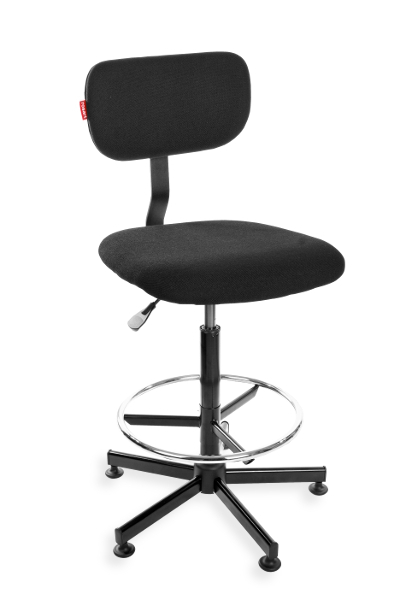 Black Industrial Chair Black 01 H + RING [2]