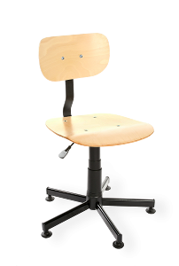 Scaun profesional atelier de croitorie cu inaltime reglabila ALL BLack 02 [2]