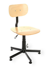 Scaun profesional atelier de croitorie cu inaltime reglabila ALL BLack 02 [3]