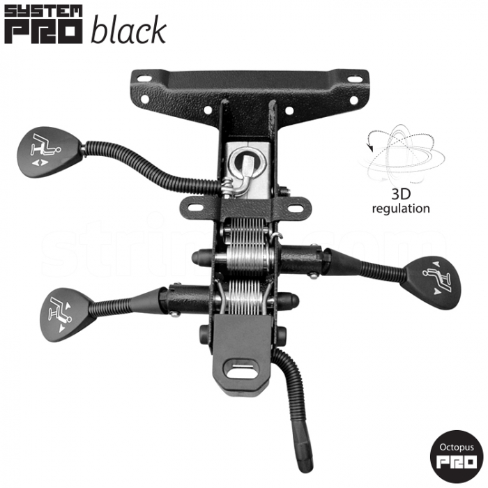 SYSTEM PRO BLACK 1B Scaun Octopus ( caracatita)  cu spatar NEGRU [2]