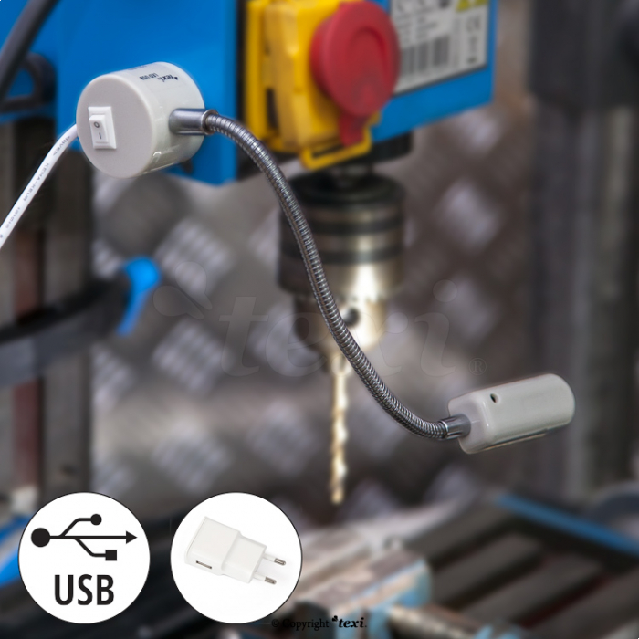 Lampa LED pentru masina de cusut industriala - 12 LED-uri, 5 V, 0,6 W, TEXI LED USB [5]