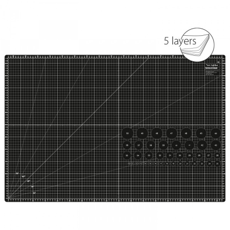 Kit de taiere si feliere, dimensiune  TEXI CRAFT BLACK 90X60 [2]