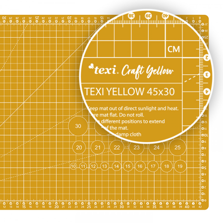 Trusa de taiere si feliere, dimensiune 45 x 30 cm TEXI CRAFT GALBEN [3]