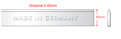 Lame de taiere - 3795x10x0,45mm BS Lama pentru masina de tait cu banda