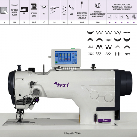 Electronic zigzag sewing machines [2]