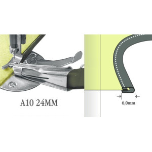 Dispozitive pentru tivuri curbe - Aparat de einfas A10, 24 mm