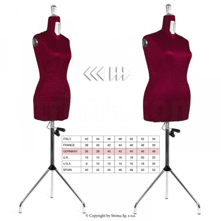Manechin rochie, marime reglabila 36-48 DRESS FORM PREMIUM MULTI FLEX 36-48 [4]