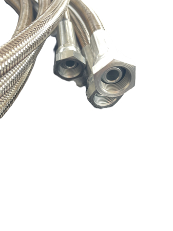 Furtun abur ALL DN12 L1500MM 1/2" - teflon carcasa metalica [0]