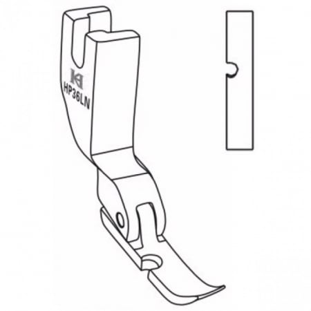Picioruse pentru fermoar / snur - Piciorus pentru fermoar HP-36LN