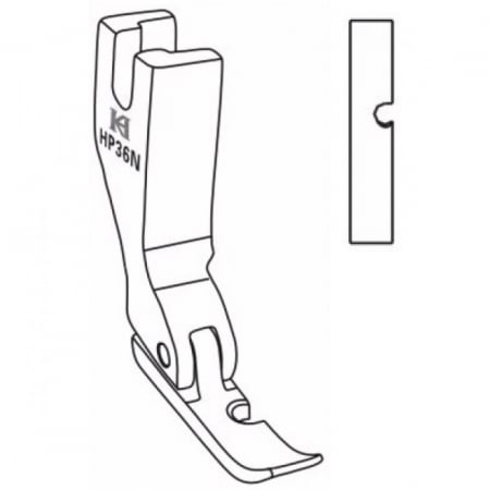 Picioruse pentru fermoar / snur - Piciorus pentru fermoar HP-36N