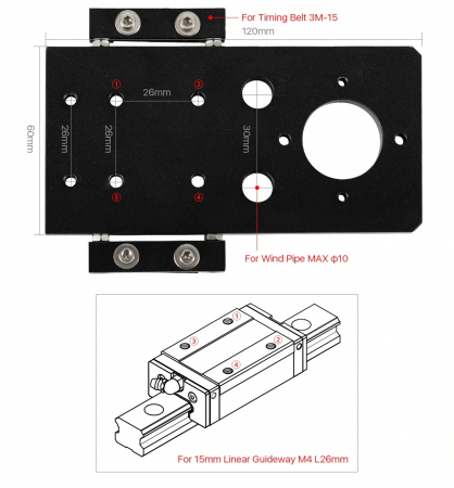 Kit  pentru oglinda si lentile pentru gravator laser CO2 [6]