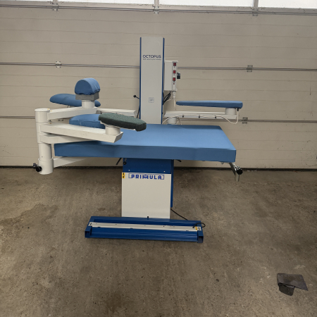 Echipamente reconditionate - Masa de calcat dreptunghiulara, absortie si suflanta cu 5 forme de lucru, Primula Octopus