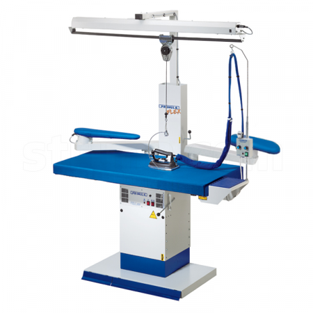 Mese de calcat dreptunghiulare - Masă de călcat dreptunghiulară cu absorție și 2 brațe de lucru, Primula Flex 1365