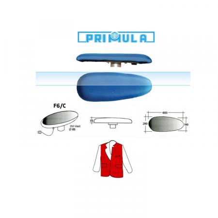 Masă de călcat dreptunghiulară cu absorție și 2 brațe de lucru, Primula Flex 1365 [1]