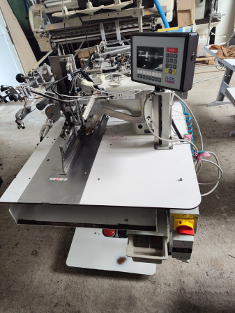Echipamente reconditionate - Masina automata de cusut refileti simpli-dubli cu sau fara clapa ASS BASS 3204-12