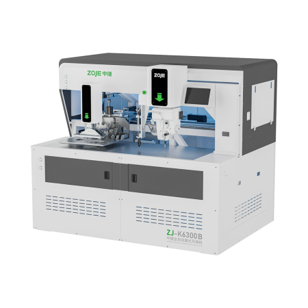 Masini automate de cusut refileti - Mașină automată pentru buzunare ZOJE ZJ‑K6300B cu tăiere laser