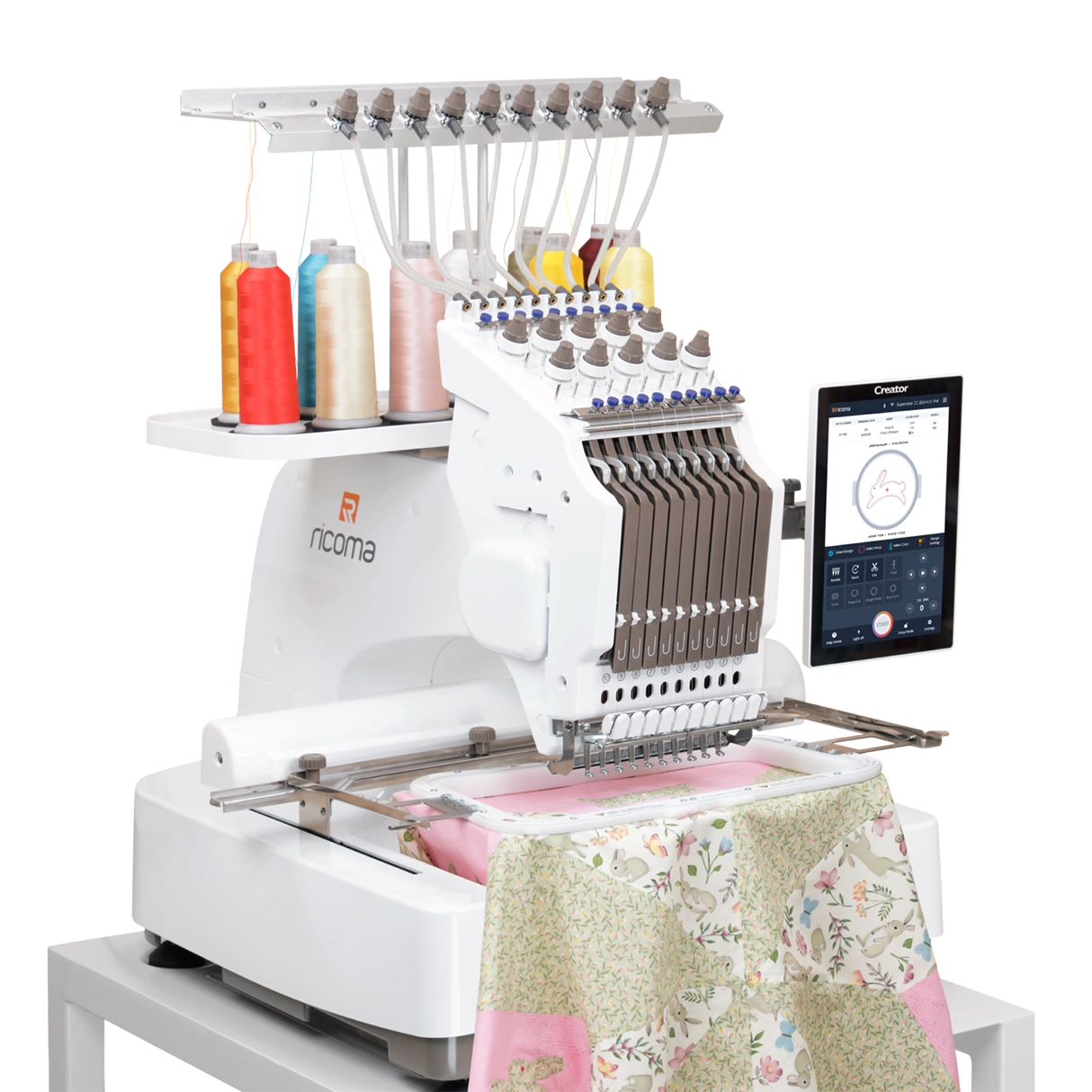 Masini de brodat electronice - Mașină de brodat entry-level cu un singur cap Ricoma Creator