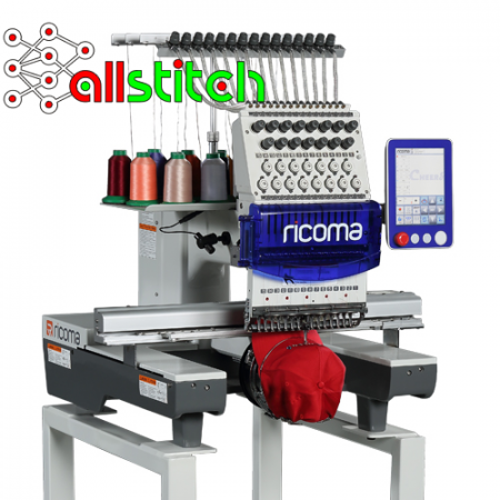 Masini de brodat electronice - Mașină de brodat industrială, cu un singur cap, cu cincisprezece ace 1501TC-8S