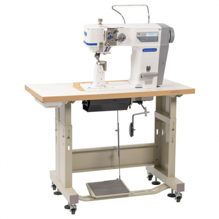 Masini pentru piele si materiale groase - Masina de cusut coloana cu 1 ac, transport circular cu rola Garudan GP-1110-147/T5