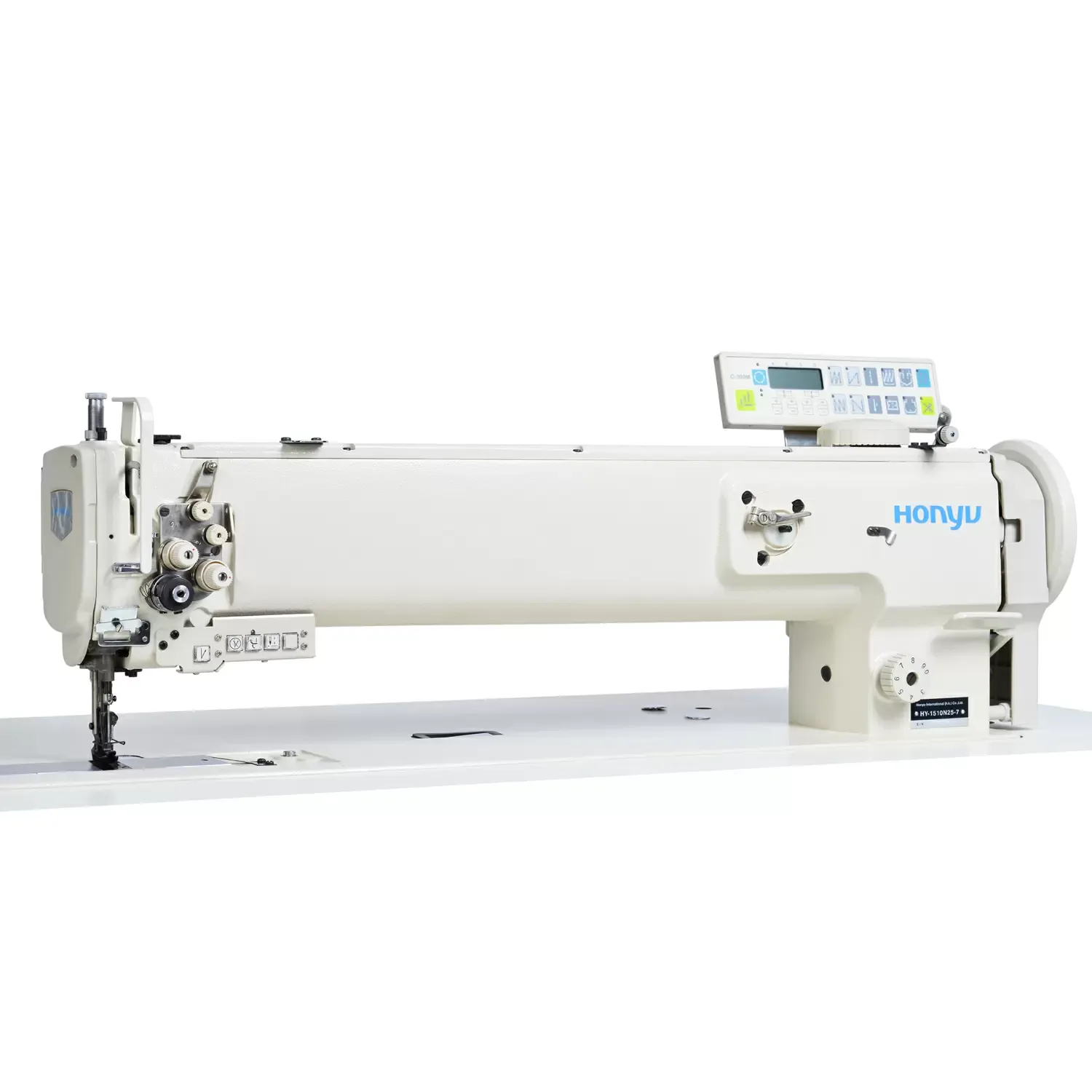 Mașină de cusut industrială cu braț lung - Mașină de cusut cu braț lung, un ac, triplu transport, functii automate  HY‑1510N25‑7