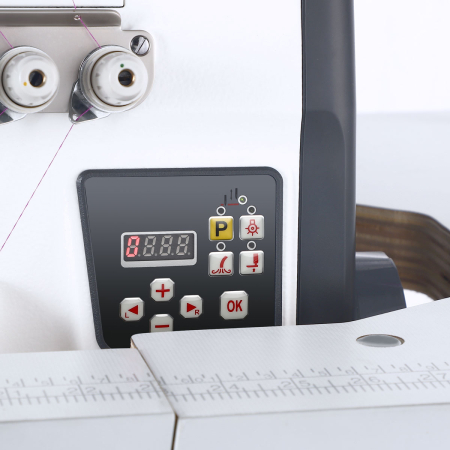 TEXI QUATTRO 1F – Industrial 2‑Needle 4‑Thread Overlock Machine [1]