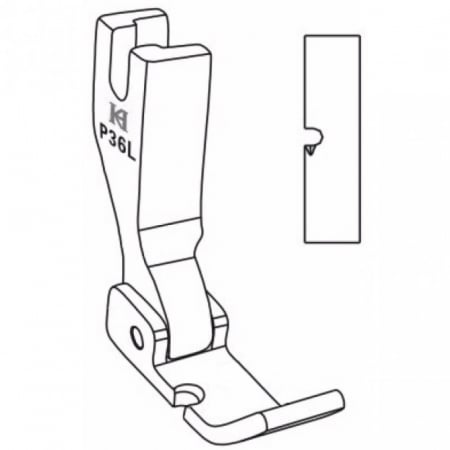 Picioruse pentru fermoar / snur - Piciorus pentru fermoar P36L