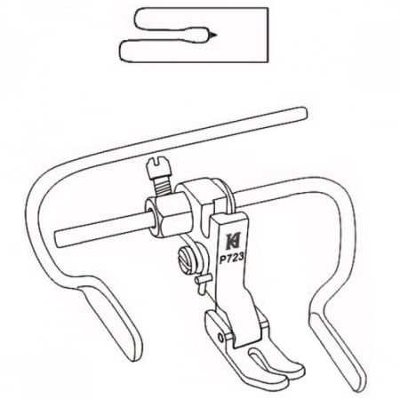 Picioruse masini de cusut liniar cu 1 ac - Piciorus de ghidare P723 (S521)
