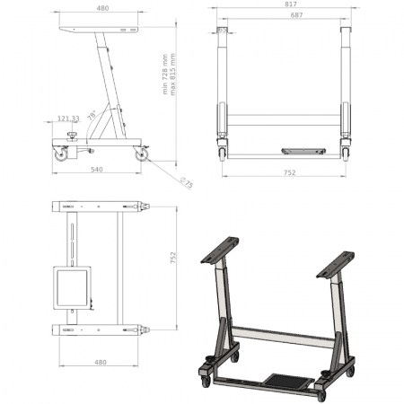 STAND PENTRU MAȘINI DE CUSUT REX-7K [4]