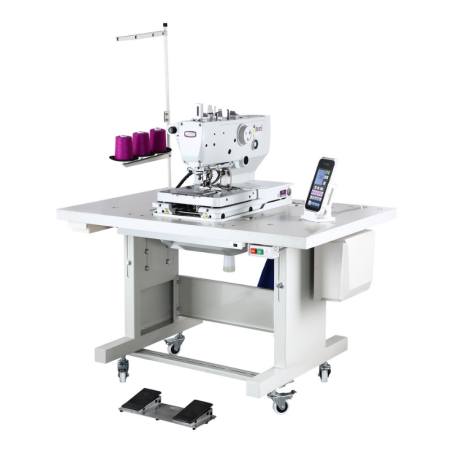 TEXI QF – Mașină computerizată pentru cusut butoniere cu cap rotund „eyelet” [3]