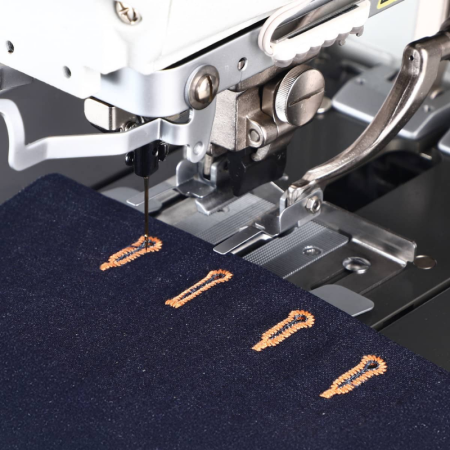 TEXI QF – Mașină computerizată pentru cusut butoniere cu cap rotund „eyelet” [2]