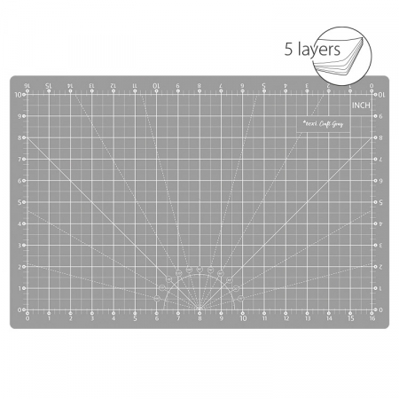 Trusa de taiere si feliere, dimensiune 45 x 30 cm TTEXI CRAFT GRI 45X30 [7]