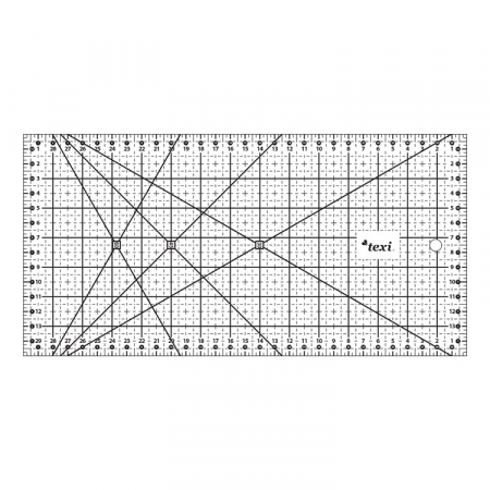 Trusa de taiere si feliere, dimensiune 45 x 30 cm TTEXI CRAFT GRI 45X30 [2]