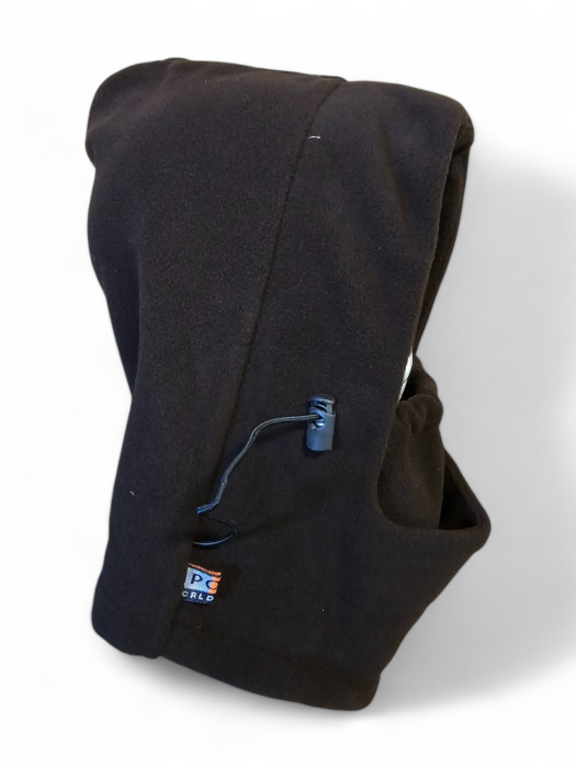 Cagula Unisex, Fleece Polar, Negru, Marime Universala [2]