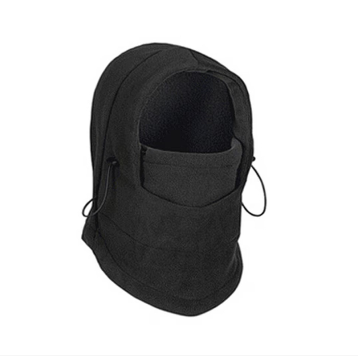 Cagula Unisex, Fleece Polar, Negru, Marime Universala [1]