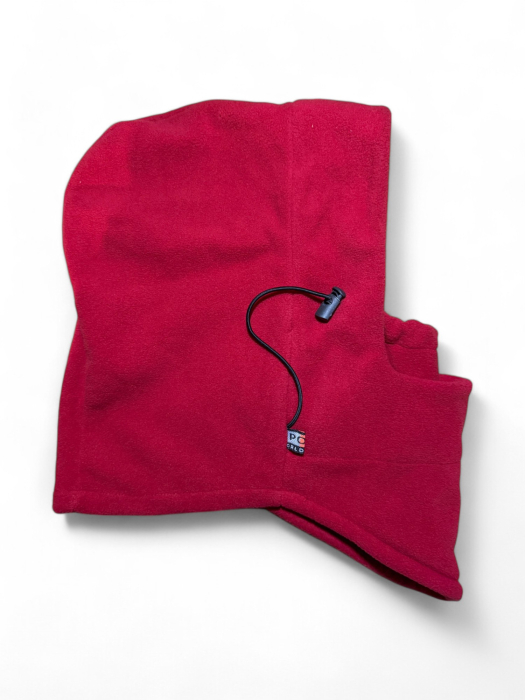 Cagula Unisex, Fleece Polar, Rosu, Marime Universala [8]