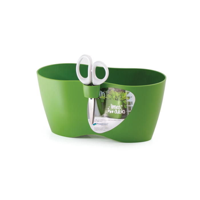 Ghiveci cu foarfeca, Prosperplast, Plastic, 12 x 25 x 12 cm, Fucsia [2]