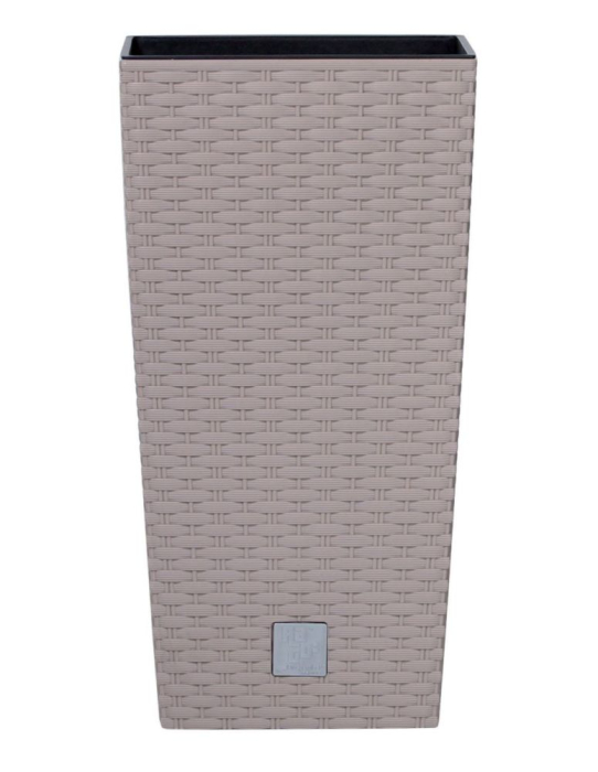 Ghiveci patrat Rato, Prosperplast, Plastic, 26.5 x 50 cm, Bej [1]