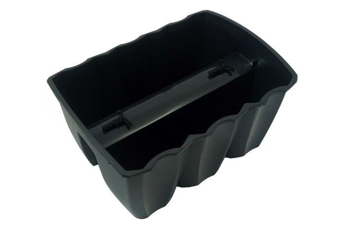 Ghiveci ProsperPlast, Crown, 39.3x27.8x20.1 cm, 12 l, antracit [3]