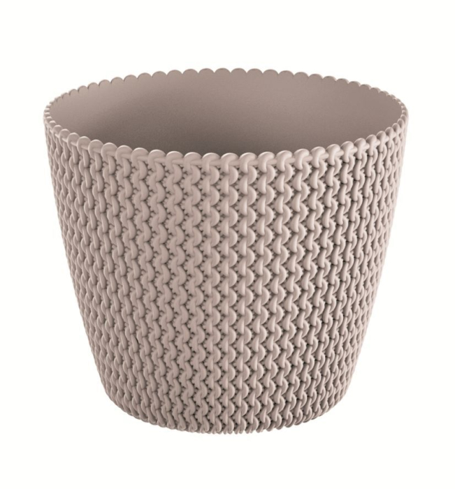 Ghiveci Slofy, Prosperplast, Plastic, 15.8 cm, Bej [1]