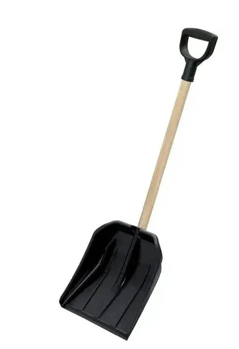 Lopata Zapada Auto din Plastic + Coada Lemn, 300 X 335 X 800-850 MM, Polonia [3]