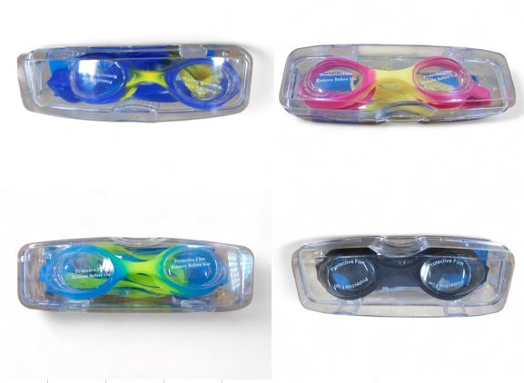 Ochelari Inot pentru Copii, Anti-Aburire, Bleu/Galben [7]