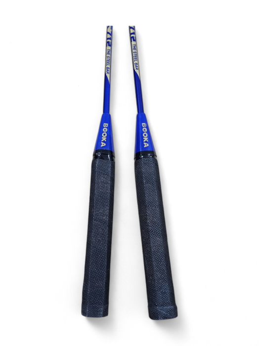 Set 2 Rachete Badminton cu Fluturas si Husa, Albastru [5]