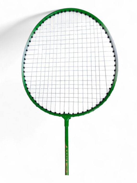 Set 2 Rachete Badminton cu Fluturas si Husa, Verde [4]