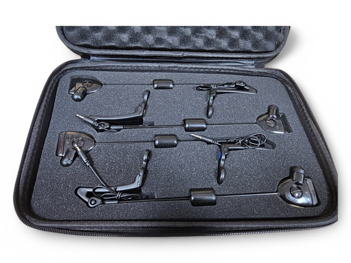 Set 4 Swingere Almarox Black, cu penar pentru transport, greutate reglabila, iluminare led in culori diferite, mufa jack [8]